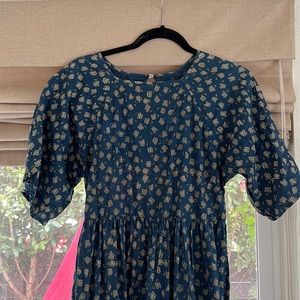 XS Christy Dawn Theo Dress in Blue Poppy